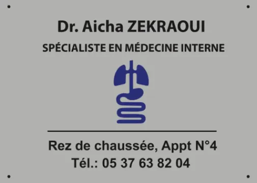 Dr Aicha Zekraoui