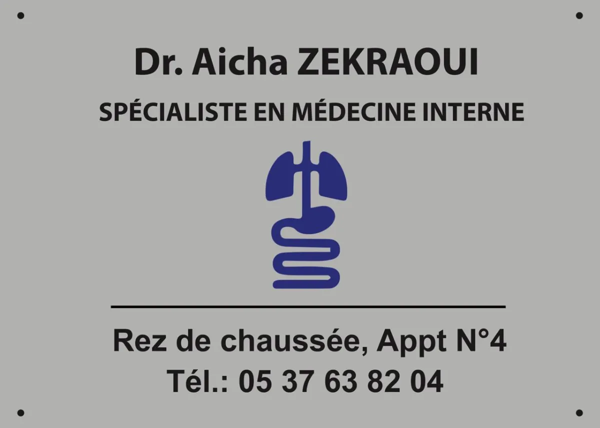 Dr Aicha Zekraoui