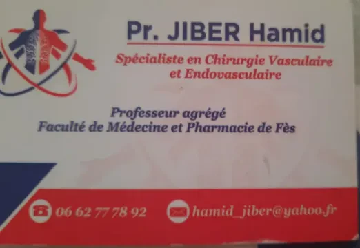 Pr Jiber Hamid — Chirurgien vasculaire