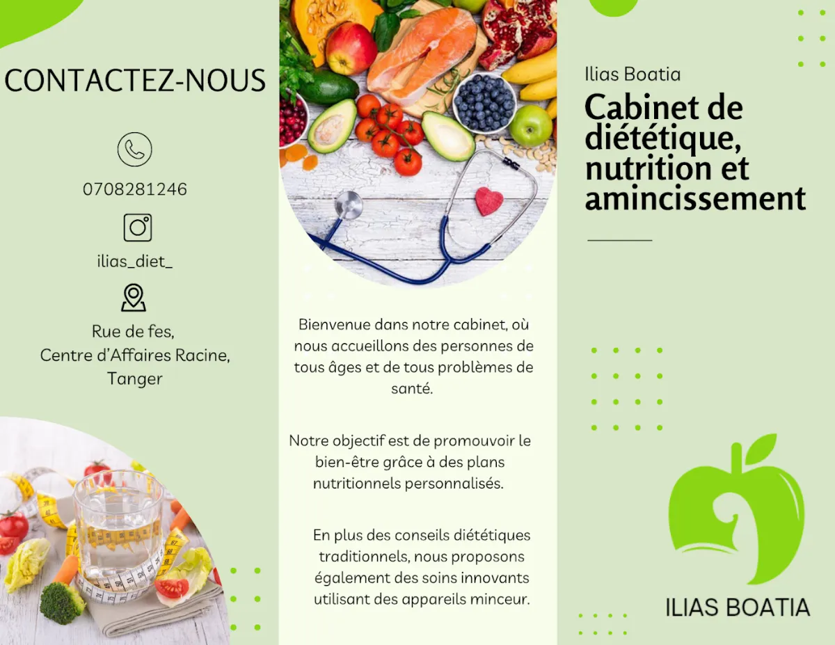 Ilias Boatia, diététique, nutrition et amincissement