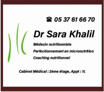 Dr Khalil Sara - Nutrition fonctionnelle et Nutrithérapie