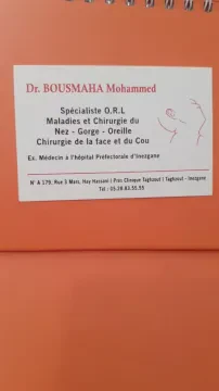 Dr Bousmaha Mohammed