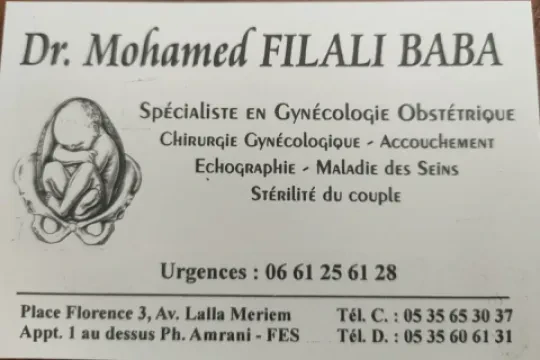 Dr Mohamed Filali Baba — Cabinet de Gynécologie Obstétrique