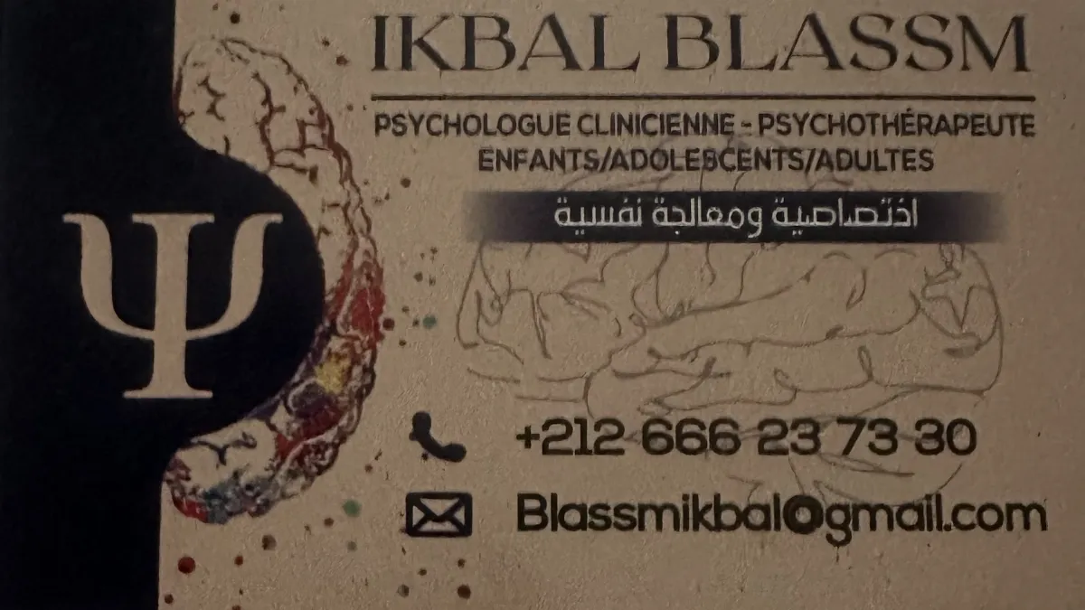 Psychologue Clinicienne Settat - Ikbal Blassm