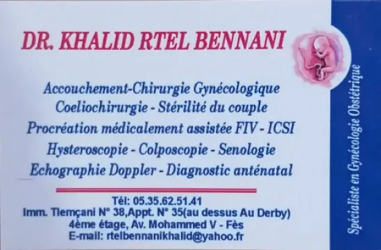 Dr Khalid Rtel Bennani - Gynécologue Obstétricien