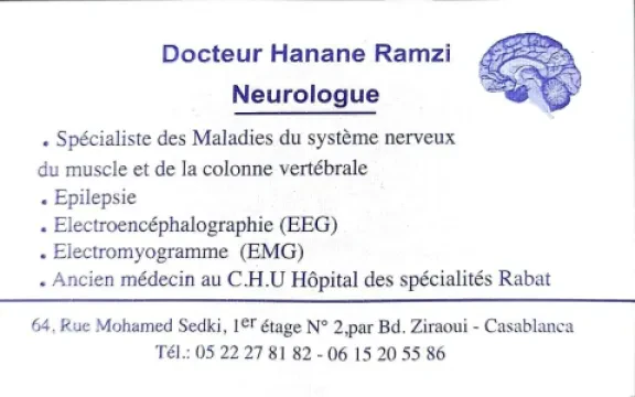 Dr Ramzi Hanane - Neurologue