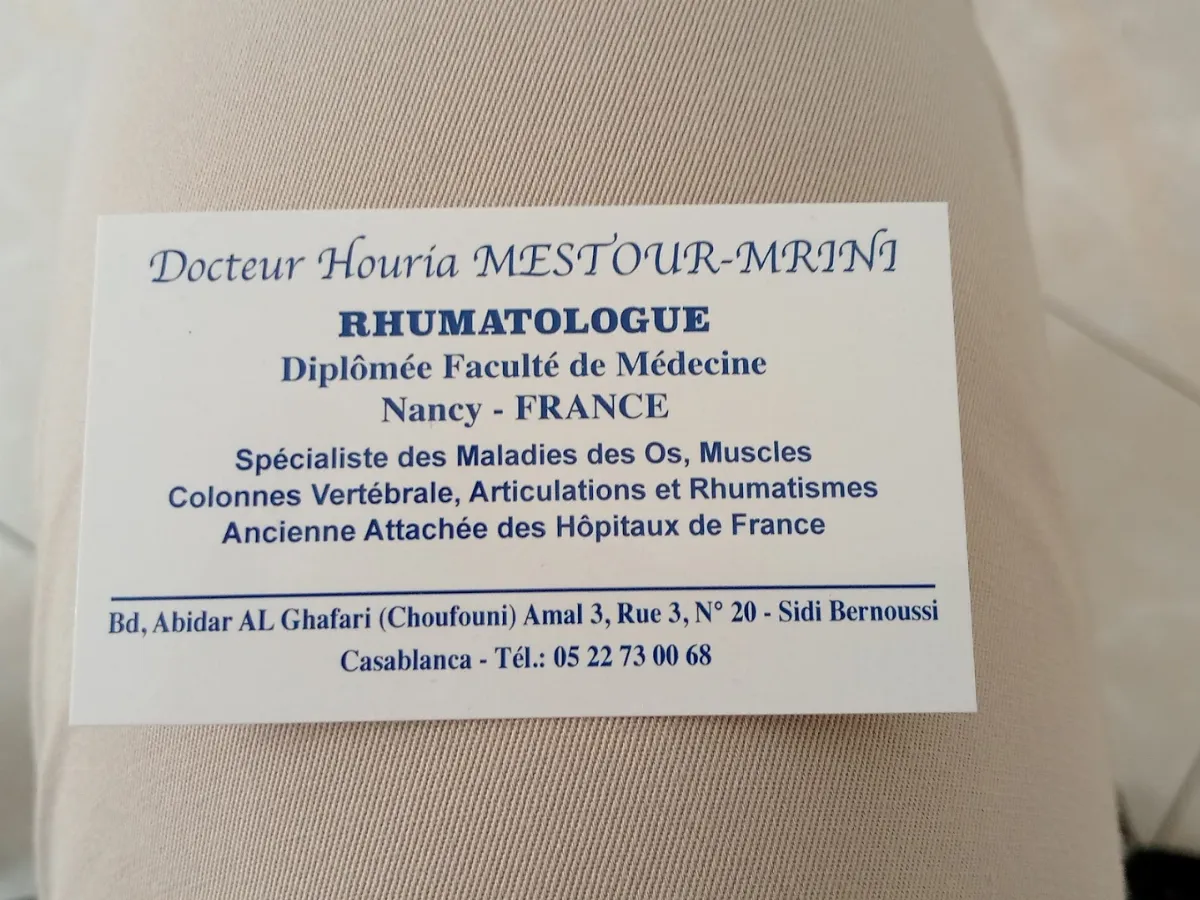 Dr. Mestour Mrini Houria