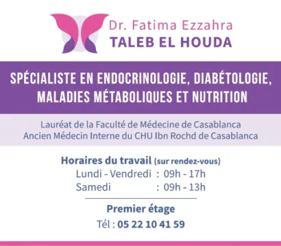 Cabinet d'endocrinologie Dr Fatima Ezzahra Taleb El Houda