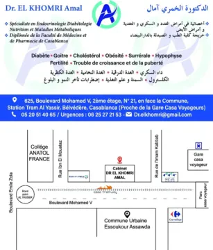 Dr Amal El Khomri — Endocrinologue