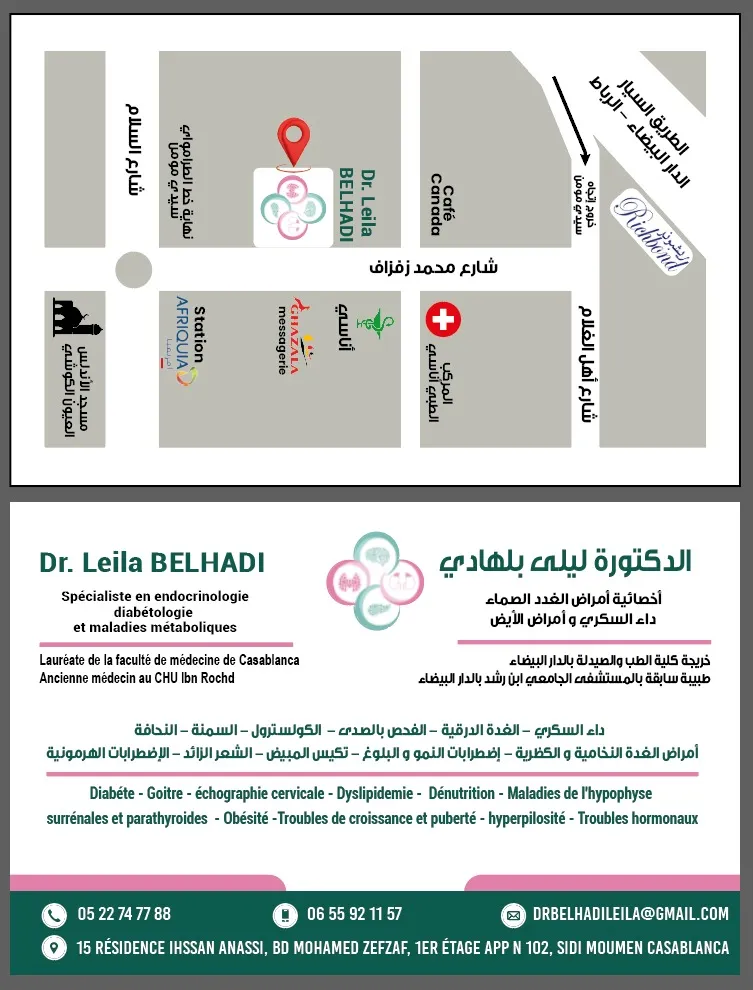 Dr Leila Belhadi - Endocrinologue