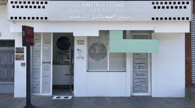 Laboratoire Bernoussi Mansour – Centre de Biologie