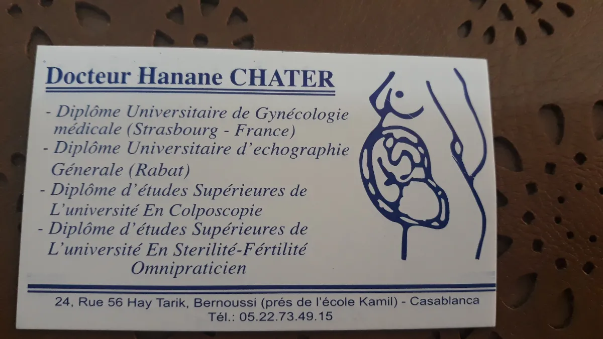 Dr Hanane Chater