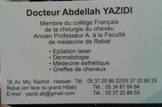 Dr Abdellah Yazidi - Dermatologue