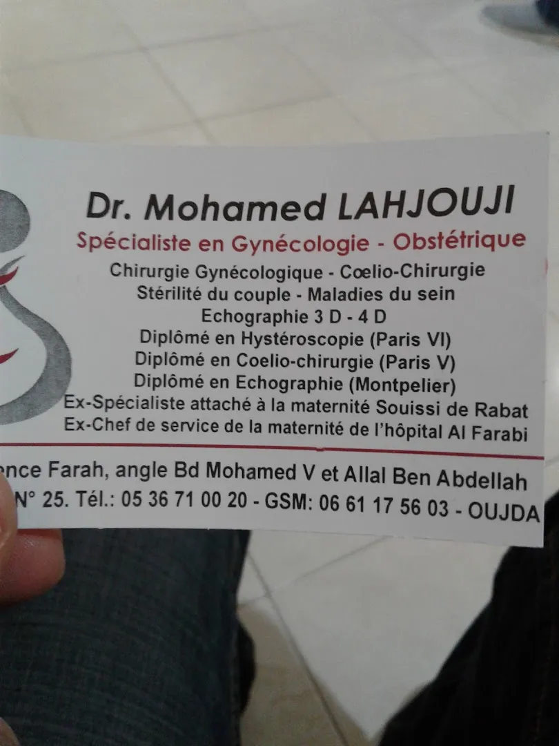 Dr Lahjouji Med - Gynécologue