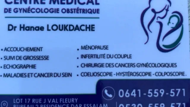 Centre de Gynécologie Obstétrique Dr Hanae Loukdache