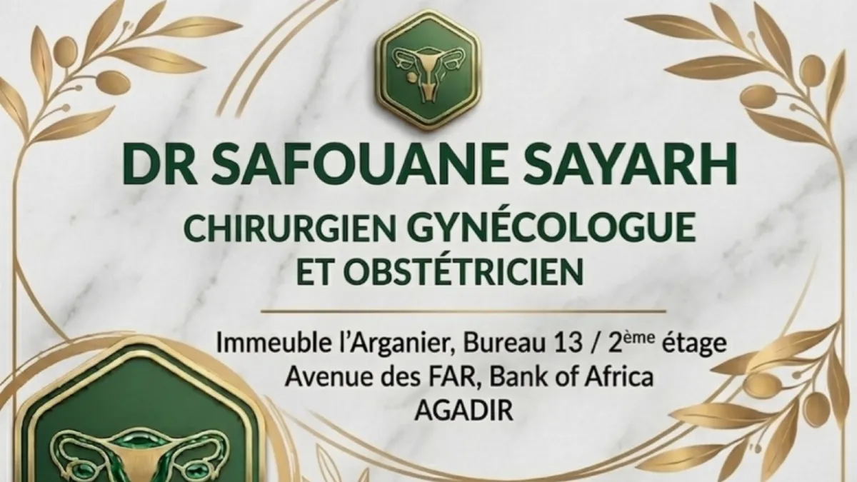 Dr Safouane Sayarh — Gynécologue-Obstétricien