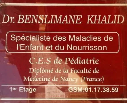 Dr Benslimane Khalid