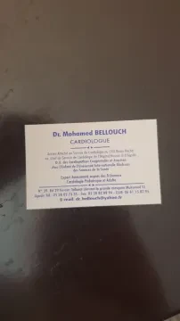 Dr Bellouch Mohamed — Cardiologue
