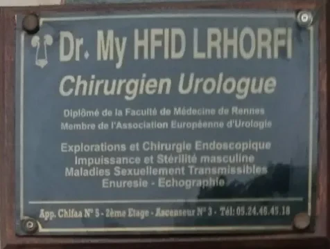 Cabinet d'urologie - Dr Moulay Hfid Lrhorfi