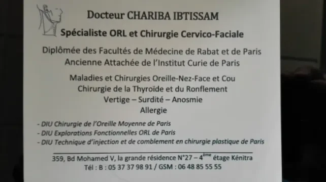 Dr Chariba Elhoussine