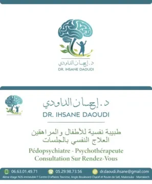 Dr Ihsane Daoudi — Pédopsychiatre