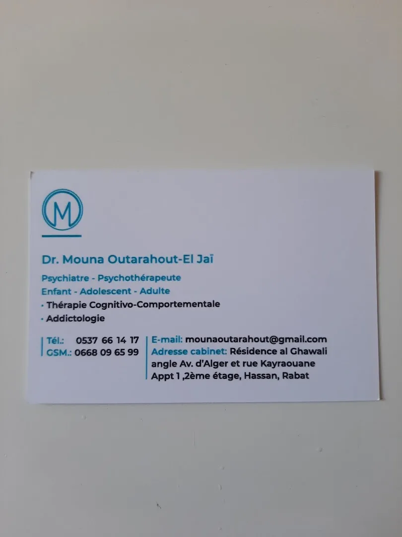 Dr Mouna Outarahout