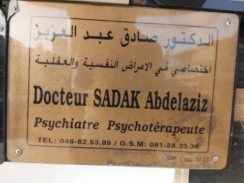 Dr Abdelaziz Sadak — Psychologue