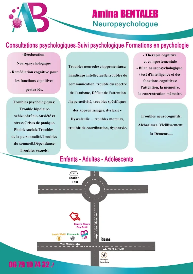 Neuropsychologue - Psychologue - Psychothérapie