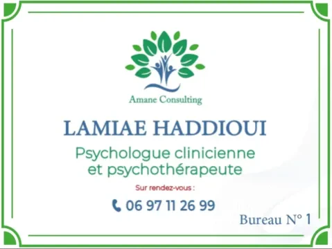 Cabinet Psychologue Lamiae Haddioui