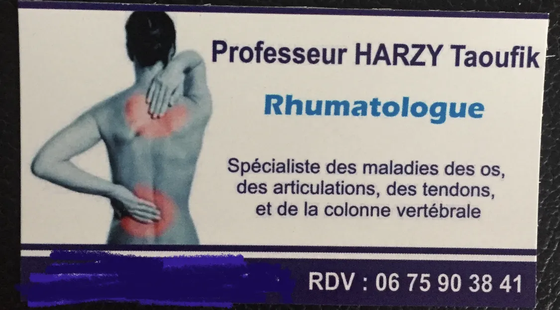 Pr Harzy Taoufik - Rhumatologue