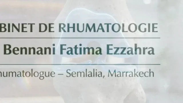 Dr Bennani Fatima Ezzahra - Rhumatologue