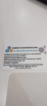 Dr Kenza Berrada Rhzioual - Rhumatologue