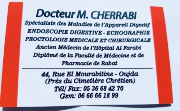 Cabinet d'Hépato-Gastroentérologie & Proctologie Dr. Mohamed Cherrabi