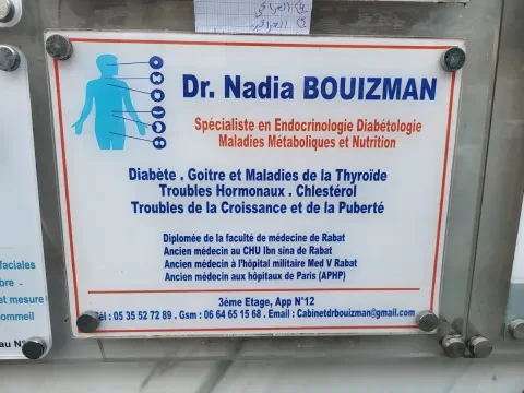 Cabinet d'endocrinologie Dr Bouizman Nadia