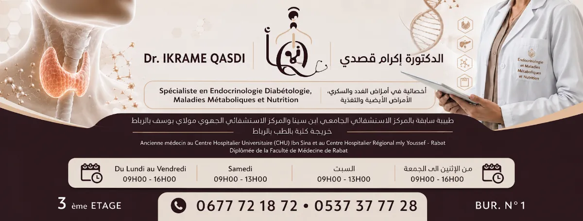 Dr Ikrame Qasdi — Endocrinologue