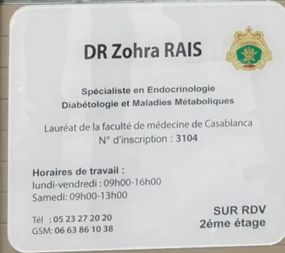 Dr Zohra Rais